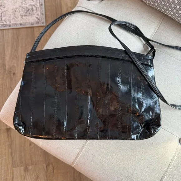 Genuine Eel Skin Leather Purse - Picture 4 of 7